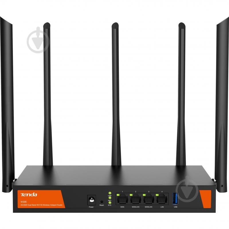 Маршрутизатор TENDA W30E Hotspot AX3000 - фото 1