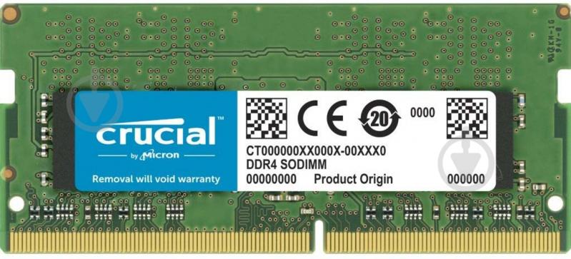 Оперативна пам'ять Micron SODIMM DDR4 32 GB 3200 MHz (CT32G4SFD832A) - фото 1