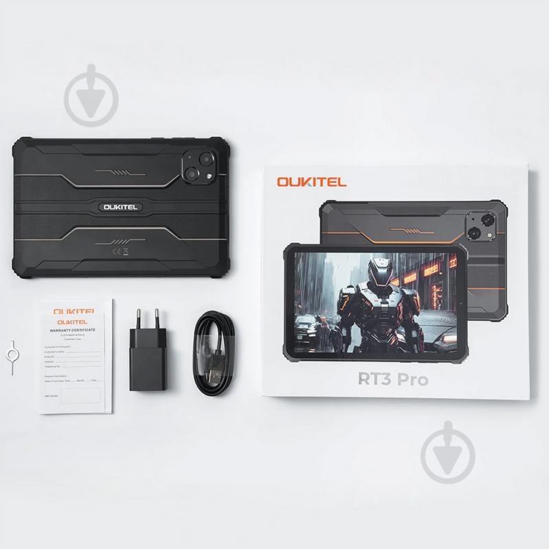 Планшет Oukitel RT3 pro 8" 4/128GB Wi-Fi + 4G (RT3pro_Black) - фото 9