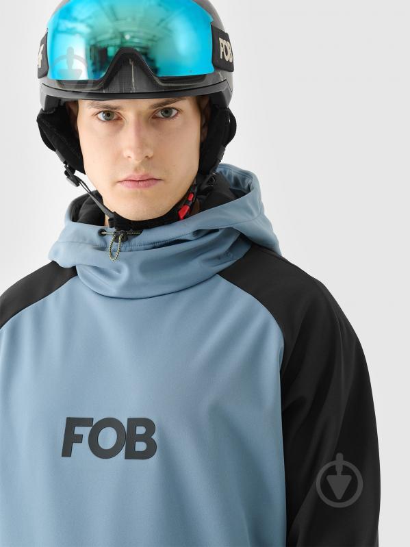 Куртка 4F SOFTSHELL JACKET M255 4FWAW24TSOFM255-32S р.L синій - фото 2
