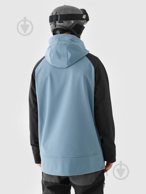 Куртка 4F SOFTSHELL JACKET M255 4FWAW24TSOFM255-32S р.L синій - фото 4