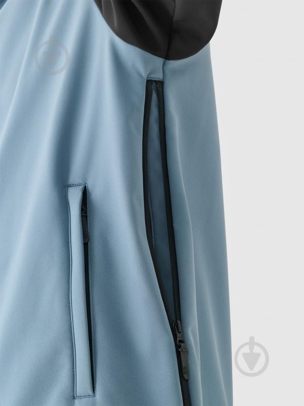 Куртка 4F SOFTSHELL JACKET M255 4FWAW24TSOFM255-32S р.L синій - фото 6