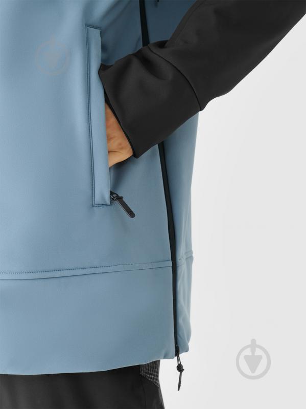 Куртка 4F SOFTSHELL JACKET M255 4FWAW24TSOFM255-32S р.L синій - фото 7