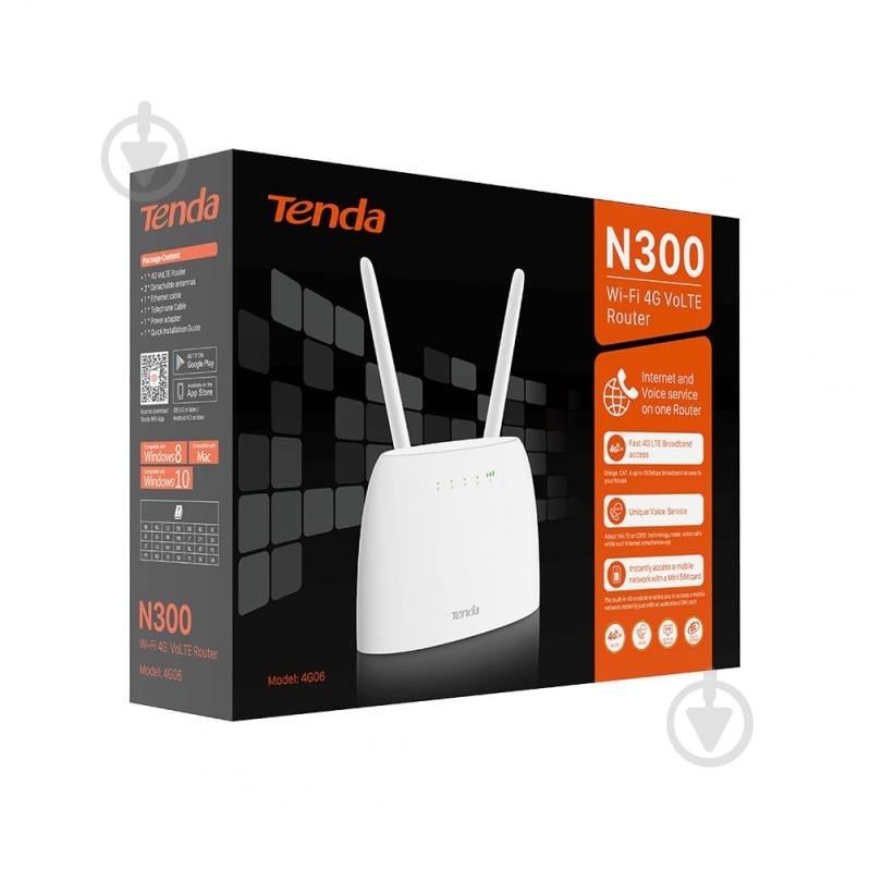 Маршрутизатор TENDA N300 (4G06C) - фото 4 Маршрутизатор TENDA N300 (4G06C) - фото 4