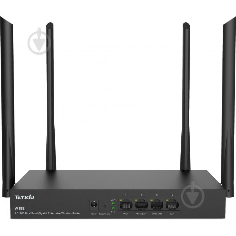 Маршрутизатор TENDA W18e Hotspot AC1200 - фото 1 Маршрутизатор TENDA W18e Hotspot AC1200 - фото 1