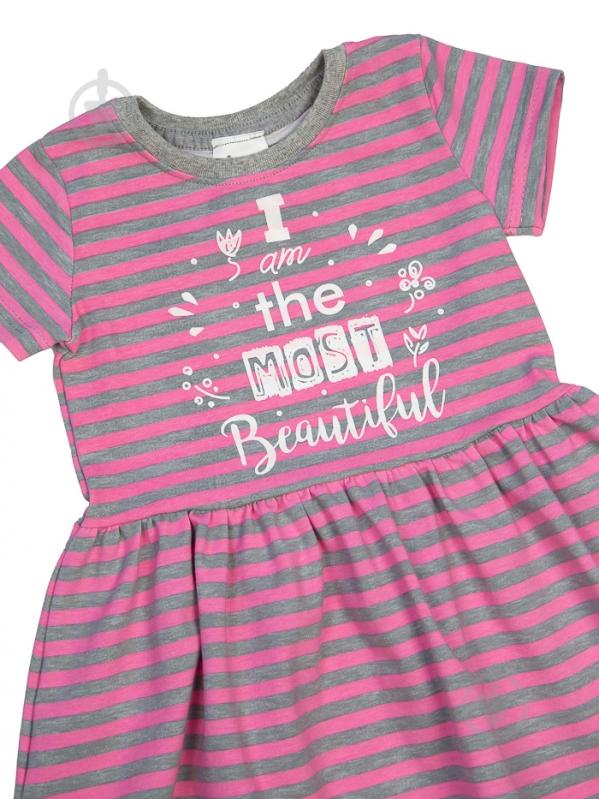 Сукня Luna Kids смужка р.128 рожевий - фото 2