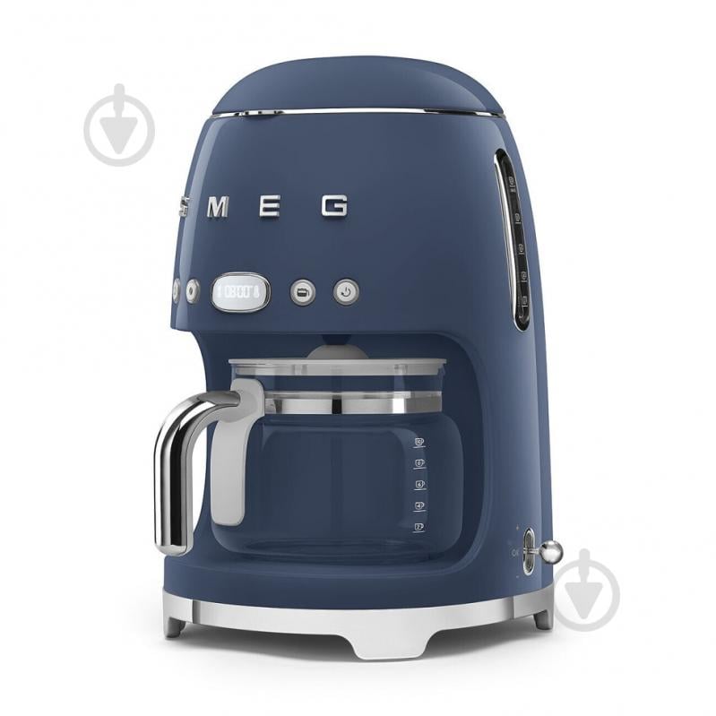 Кофемашина капельная Smeg DCF02NBEU темно-синий - фото 4