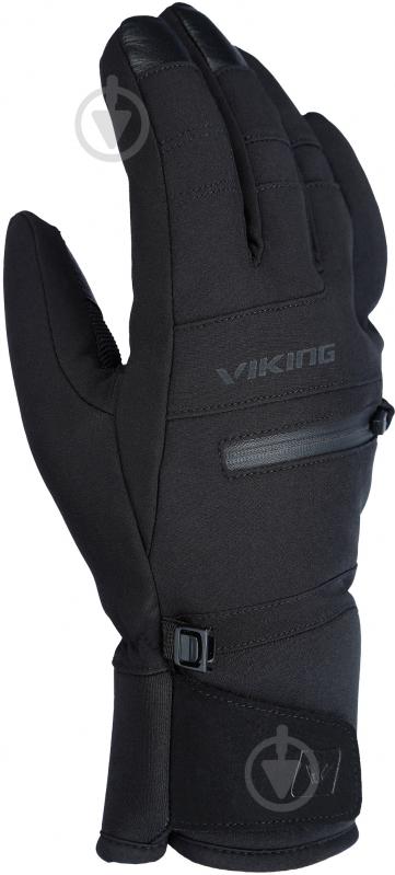 Варежки Viking GLOVES KURUK 2.0 110/25/1295/0900 р.10 /черный - фото 1