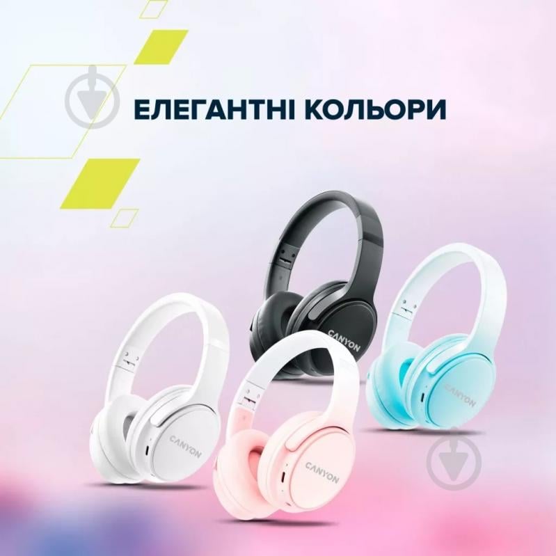 Навушники Canyon OnRiff 4 Bluetooth black (CNS-CBTHS4B) - фото 9