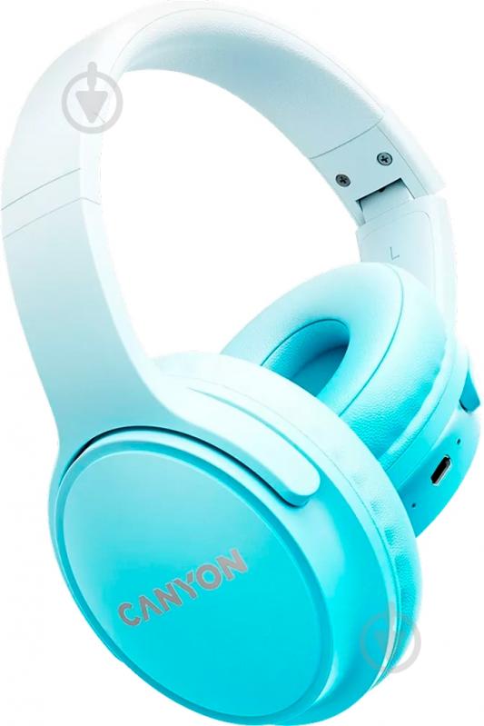 Наушники Canyon OnRiff 4 Bluetooth blue (CNS-CBTHS4BL) - фото 3