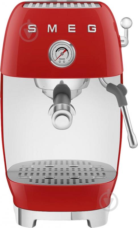 Кофеварка рожковая Smeg ECF03RDEU - фото 1 Кофеварка рожковая Smeg ECF03RDEU - фото 1