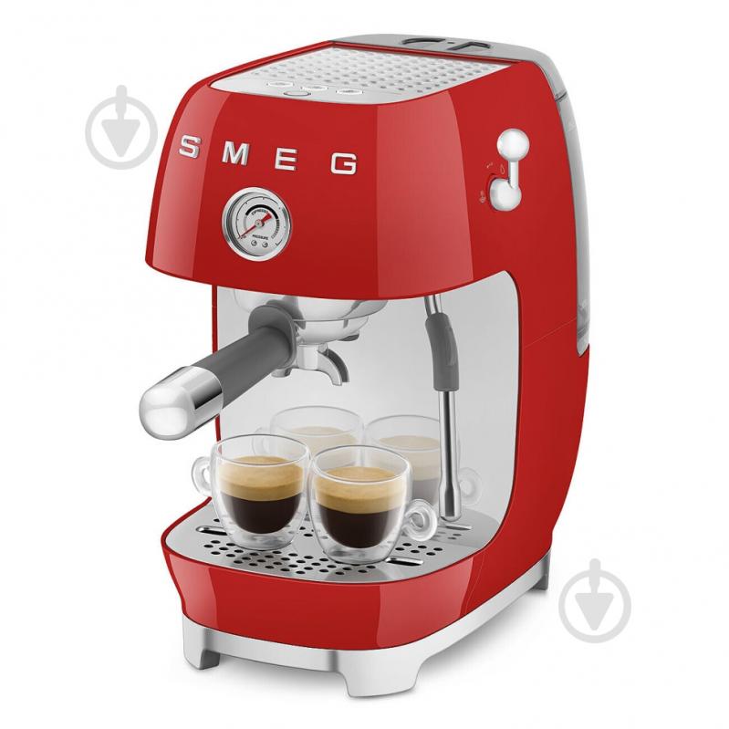 Кофеварка рожковая Smeg ECF03RDEU - фото 8 Кофеварка рожковая Smeg ECF03RDEU - фото 8