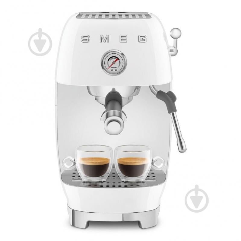 Кофеварка рожковая Smeg ECF03WHEU - фото 5