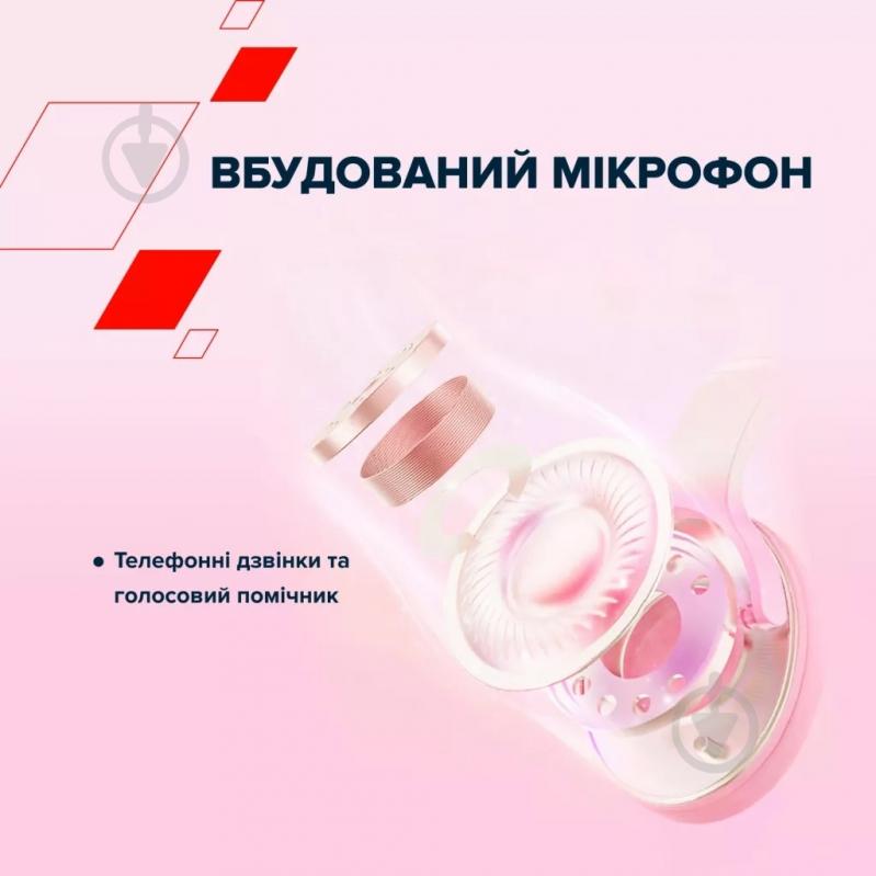 Навушники Canyon OnRiff 4 Bluetooth pink (CNS-CBTHS4P) - фото 6