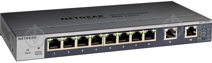 Коммутатор NETGEAR GS110EMX-100PES - фото 1