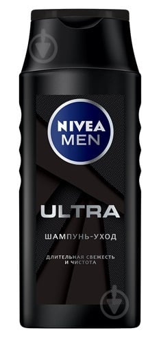 Шампунь Nivea Ultra для волосся тривала свіжість і чистота з активним вугіллям 250 мл - фото 1