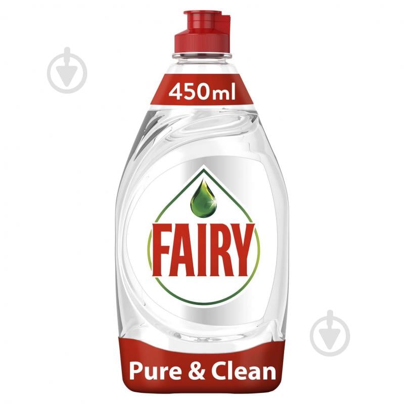 Засіб для ручного миття посуду Fairy Pure&Clean 0,45 л - фото 1