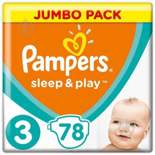 Підгузки Pampers Sleep&Play 3 6-10 кг 78 шт. - фото 1