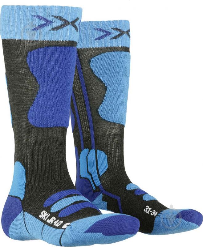 Шкарпетки X-Socks X-SOCKS® SKI JR 4.0 XS-SS00W19J-G285 р.24-26 чорний - фото 1