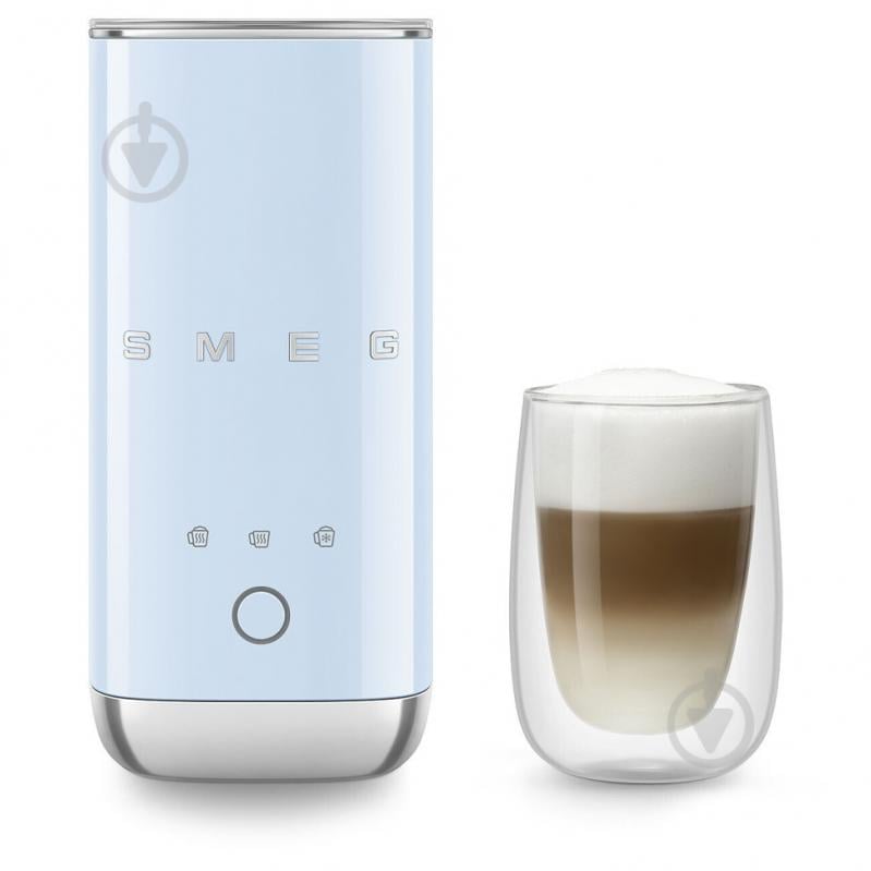 Вспениватель молока Smeg MFF02PBEU голубой - фото 10