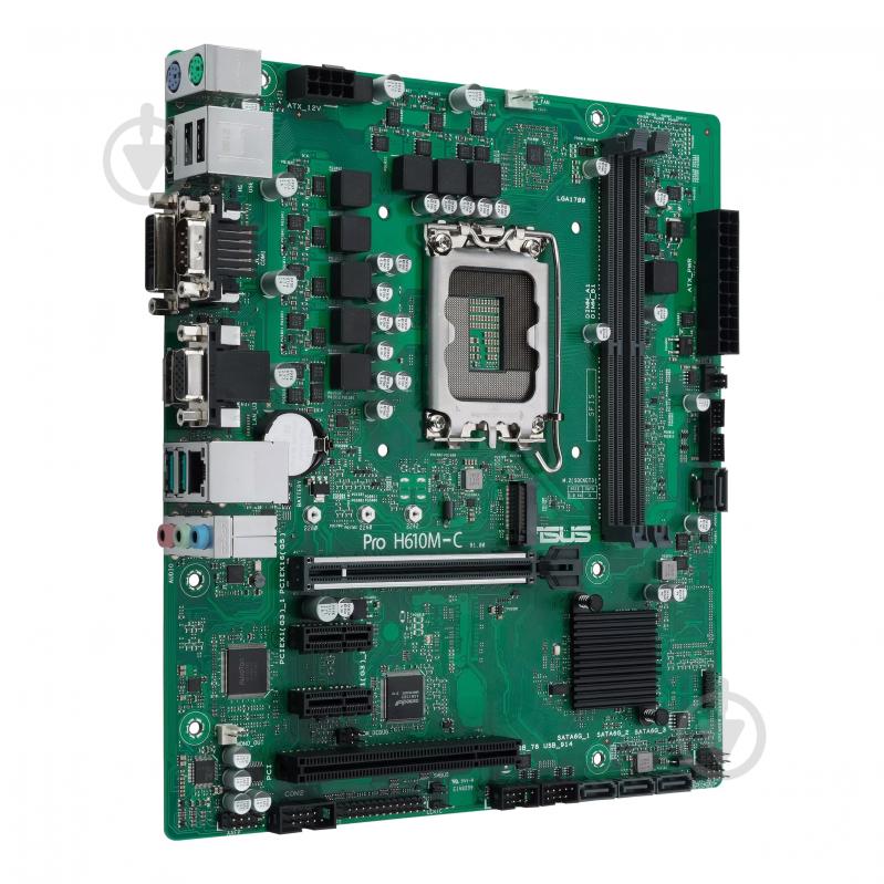 Материнська плата Asus 90MB1AT0-M0EAYC (Socket 1700, Intel H610, micro ATX) - фото 2
