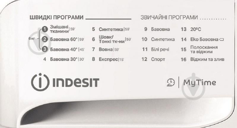 ВИТРИНА! Стиральная машина Indesit OMTWSA 61052 W UA - фото 9