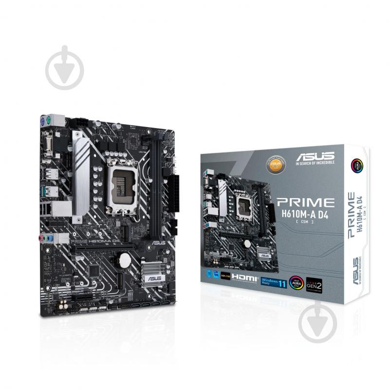 Материнская плата Asus 90MB19P0-M0EAYC (Socket 1700, Intel H610, micro ATX) - фото 7