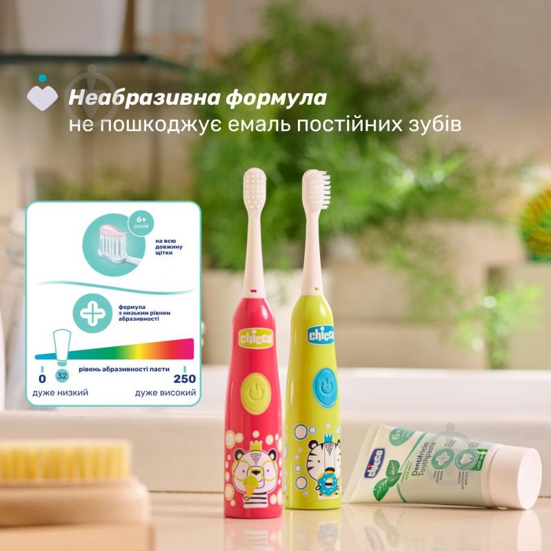 Зубна паста дитяча Chicco "Солодка м'ята" з фтором від 6 років 50 мл 89 г - фото 3