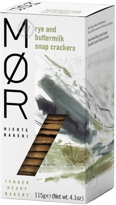 Крекер Artisan Biscuits Mor ржаные со сливочным маслом 115 г - фото 1