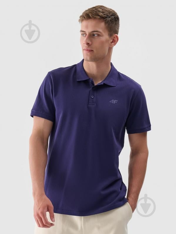 Поло 4F POLO SHIRT M130 4FWSS24TPTSM130-31S р.M синій - фото 1