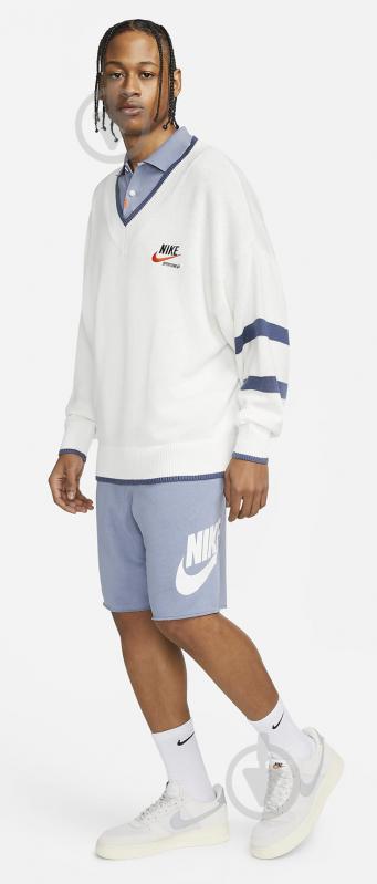 Шорти Nike CLUB ALUMNI HBR FT SHORT DX0502-493 р. 2XL блакитний - фото 7