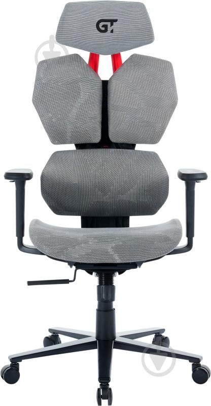 Кресло офисное GT Racer X-6008 серый - фото 2 Кресло офисное GT Racer X-6008 серый - фото 2
