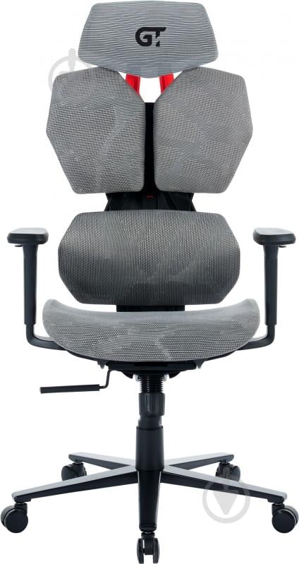 Кресло офисное GT Racer X-6008 серый - фото 3 Кресло офисное GT Racer X-6008 серый - фото 3