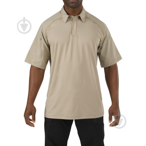 Футболка 5.11 Tactical RAPID PERFORMANCE POLO - SHORT SLEEVE [160] Silver Tan XS - фото 1