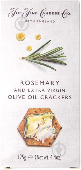 Крекер The Fine Cheese Co з розмарином 125 г - фото 1 Крекер The Fine Cheese Co з розмарином 125 г - фото 1