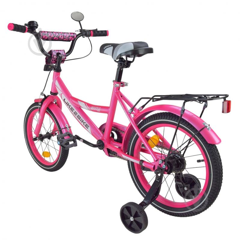 Велосипед детский Like2bike Sky 16'' розовый 241601 - фото 3