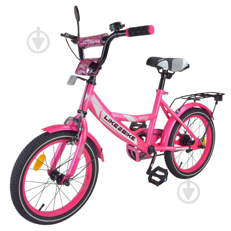 Велосипед детский Like2bike Sky 16'' розовый 241601 - фото 1