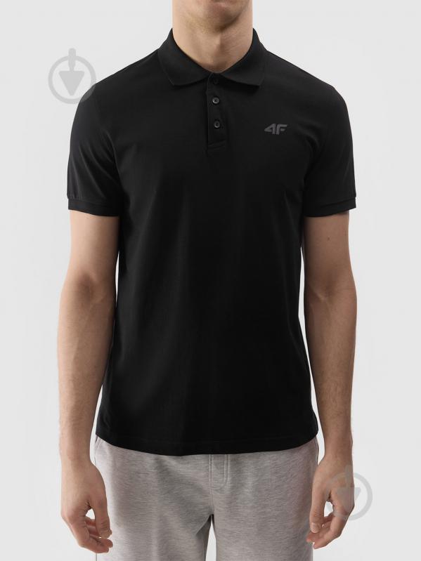 Поло 4F POLO SHIRT M129 4FWSS24TPTSM129-20S р.3XL чорний - фото 5