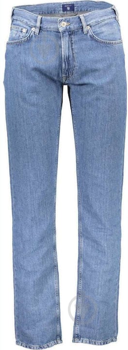 Джинси Gant REGULAR STRAIGHT COTTON LINEN JEAN 1315309-970 р. 30-32 синій - фото 1