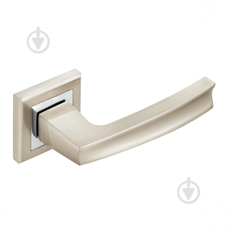 Ручка на розетке Linde А-1355 матовый никель/хром - фото 1