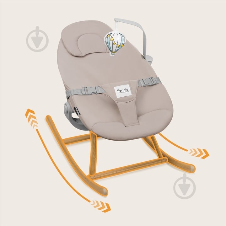 Шезлонг Lionelo LO-DALIA ROCKER BEIGE SAND - фото 1 Шезлонг Lionelo LO-DALIA ROCKER BEIGE SAND - фото 1