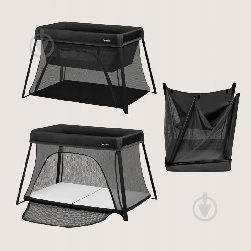 Манеж-кровать Lionelo LO-ALICE BLACK - фото 2 Манеж-кровать Lionelo LO-ALICE BLACK - фото 2