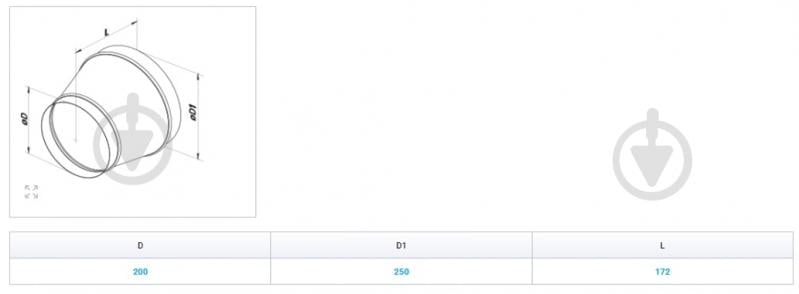 Переходник Вентс РМ 200/250ц - фото 2