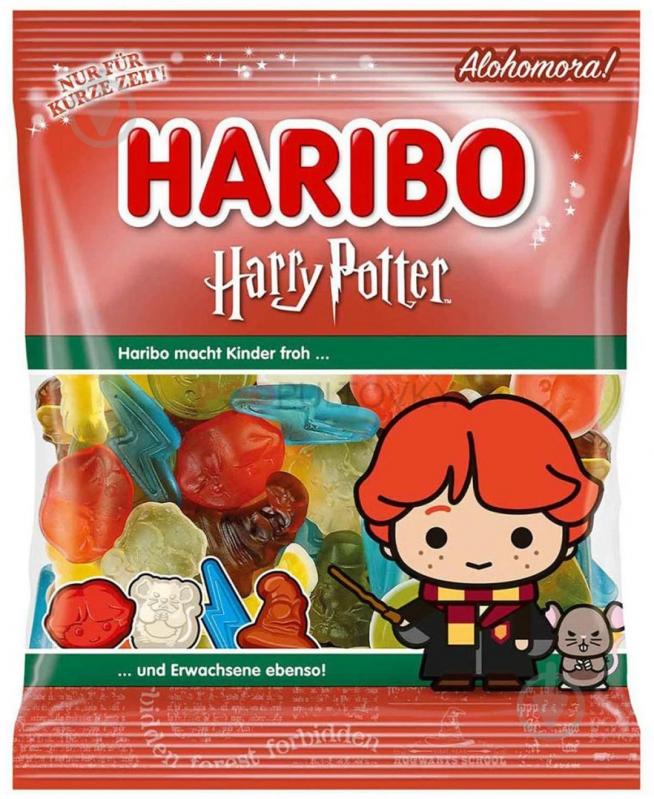 Конфеты Haribo Harry Potter Ron Weasley 160 г - фото 1