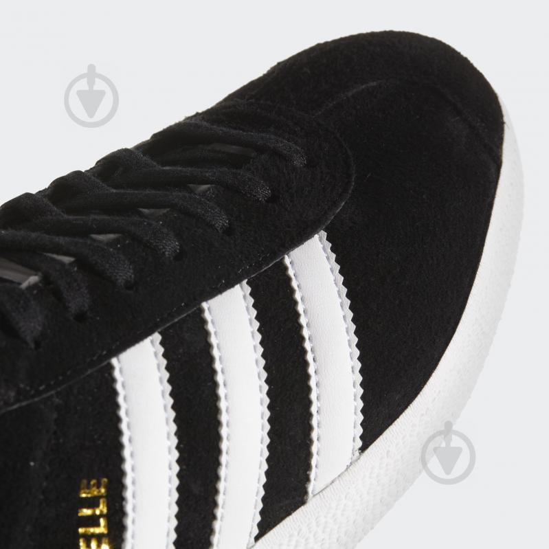 Кросівки чоловічі демісезонні Adidas GAZELLE BB5476 р.40 2/3 чорні - фото 8