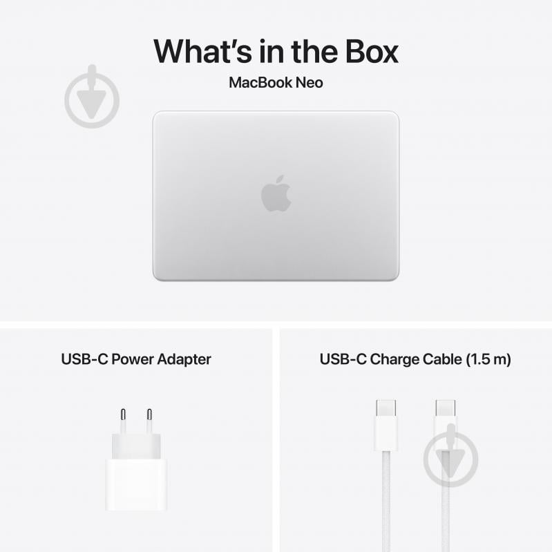 Ноутбук Apple MacBook Neo 2026 8GB/512GB 13" (MHFC4UA/A) silver - фото 10