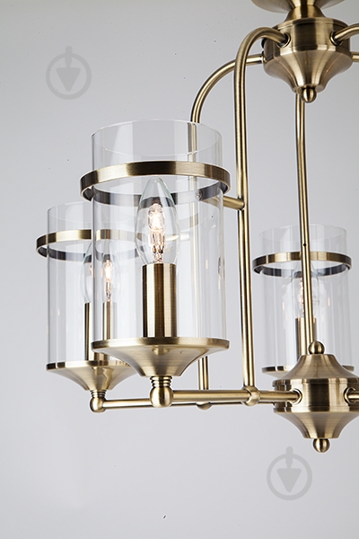 ВИТРИНА! Люстра подвесная Strotskis Consul 5x40 Вт E14 античная бронза 60040/5 - фото 2