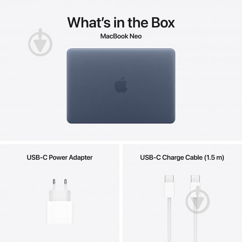 Ноутбук Apple MacBook Neo 2026 8GB/512GB 13" (MHFG4UA/A) indigo - фото 10