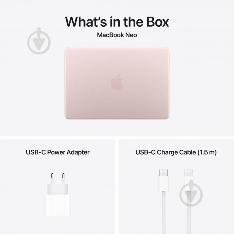 Ноутбук Apple MacBook Neo 2026 8GB/256GB 13" (MHFH4UA/A) blush - фото 10