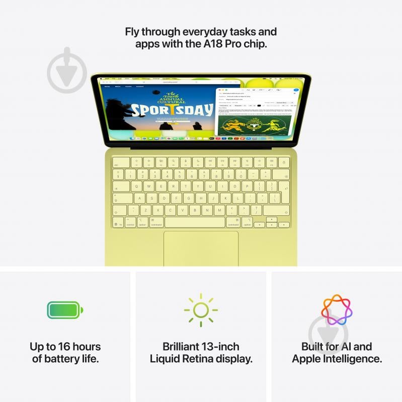 Ноутбук Apple MacBook Neo 2026 8GB/256GB 13" (MHFH4UA/A) blush - фото 9